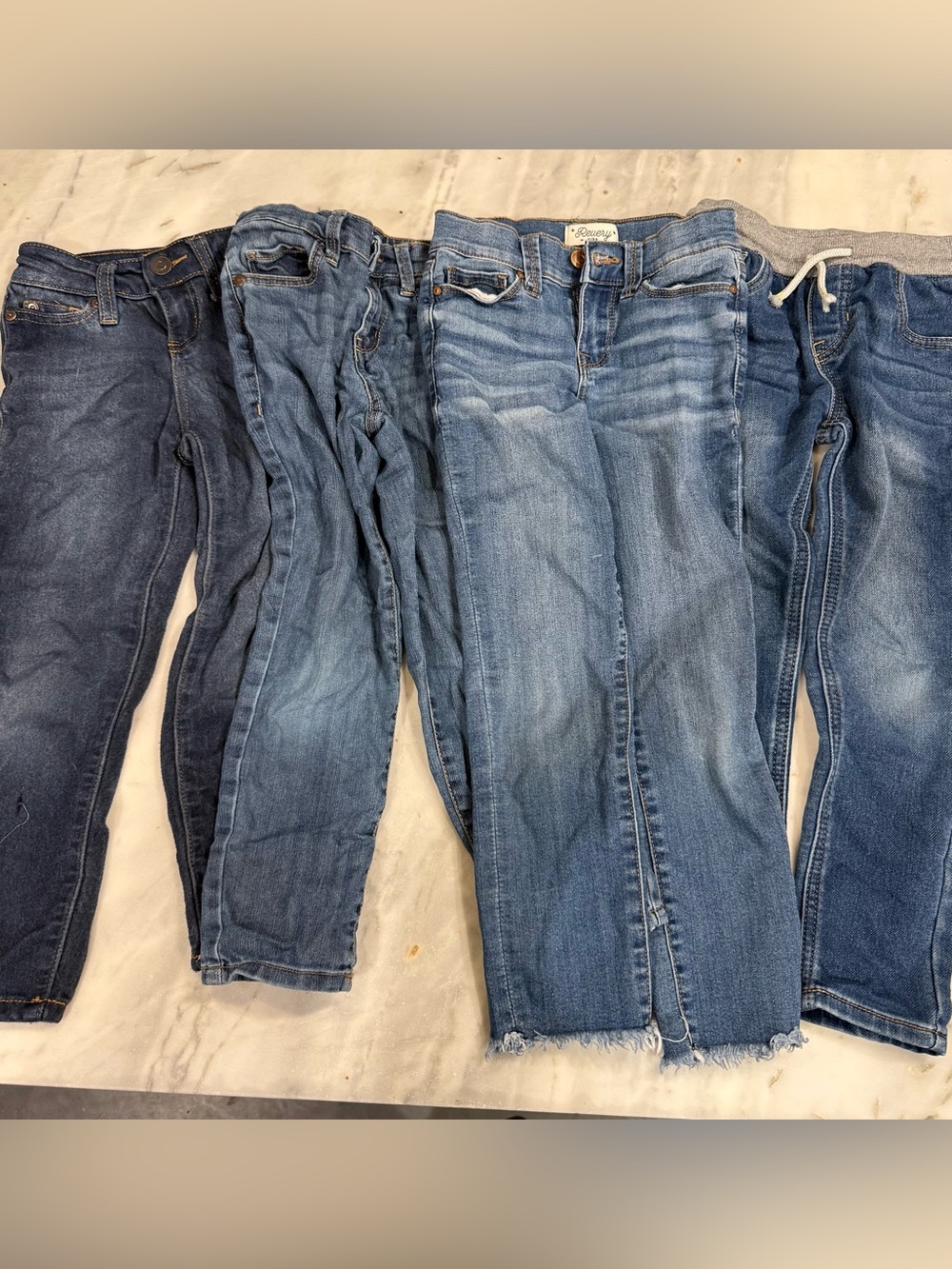 Kids Blue Denim Jeans Bundle - Mixed Blue Washes